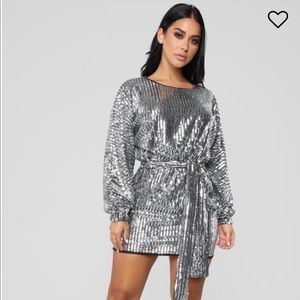 NWT Fashion Nova “Where’s The Party At” Dress